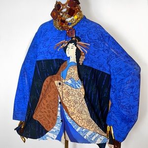 Beautiful Oriental Blouse - Sag Harbor